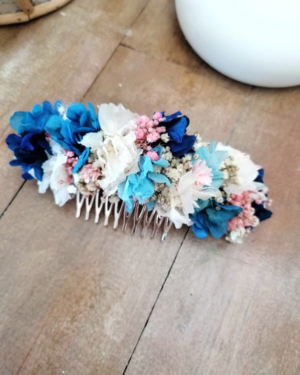 Tocado flores preservadas Marin