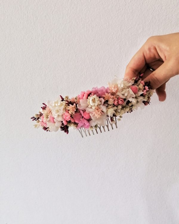Tocado flores preservadas Gaia