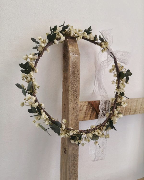 Corona de novia Elena - Inspirada en la naturaleza y el romanticismo