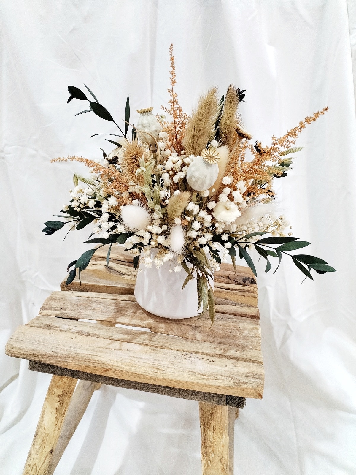 Centro de flor preservada Sira