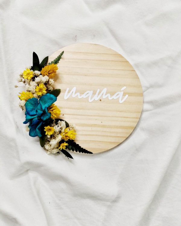Placa madera Mamá